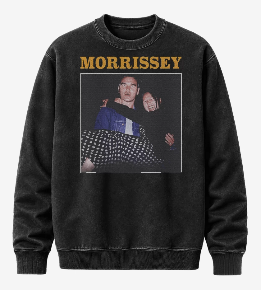 Poleron Polo Acid Wash Negro de Morrissey 2025