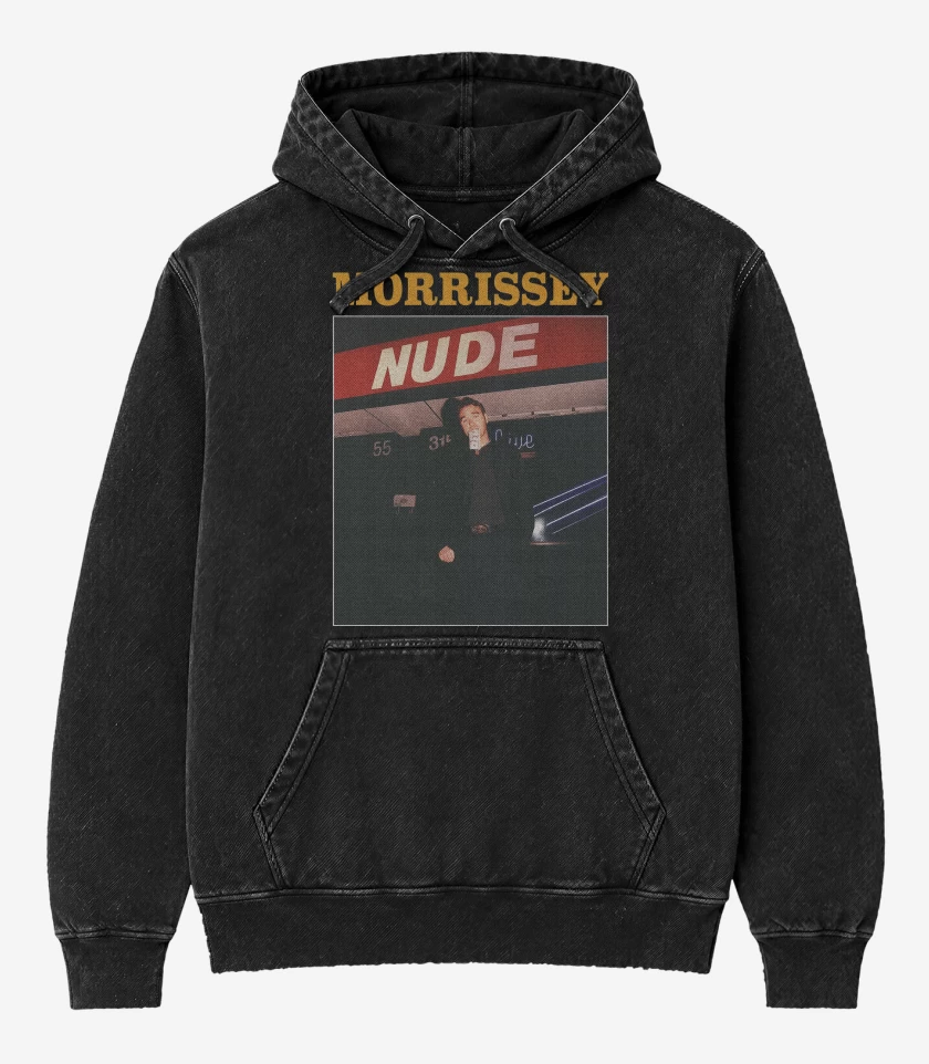 Poleron Canguro Acid Wash Negro de Morrissey Live Chile