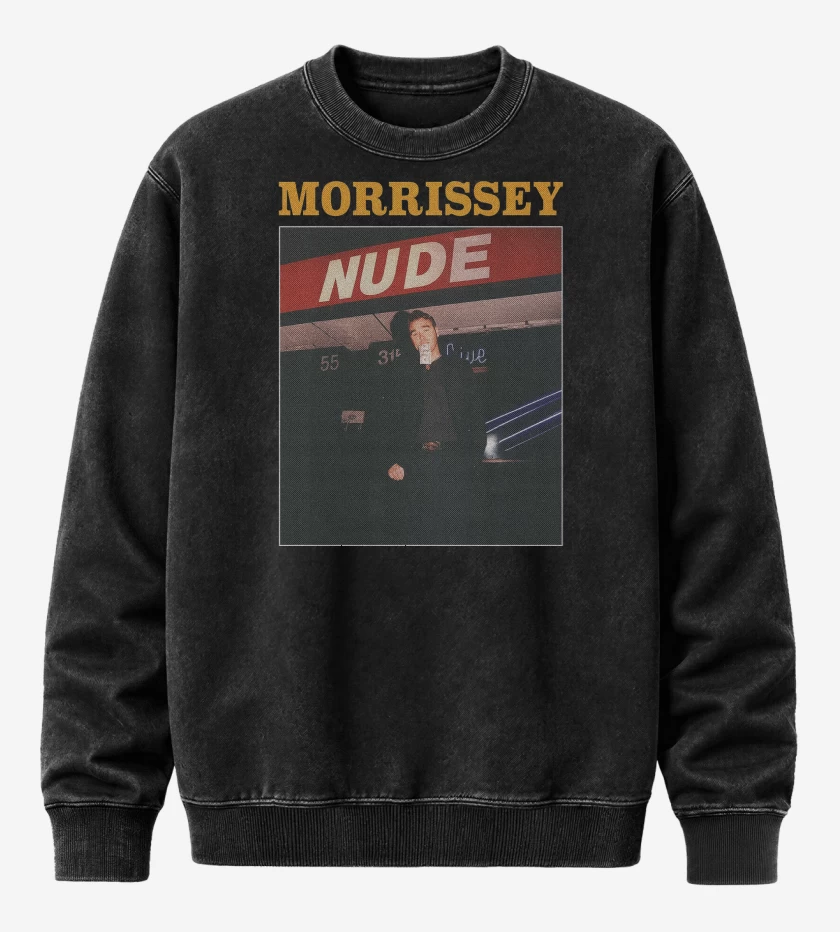 Poleron Polo Acid Wash Negro de Morrissey Live Chile