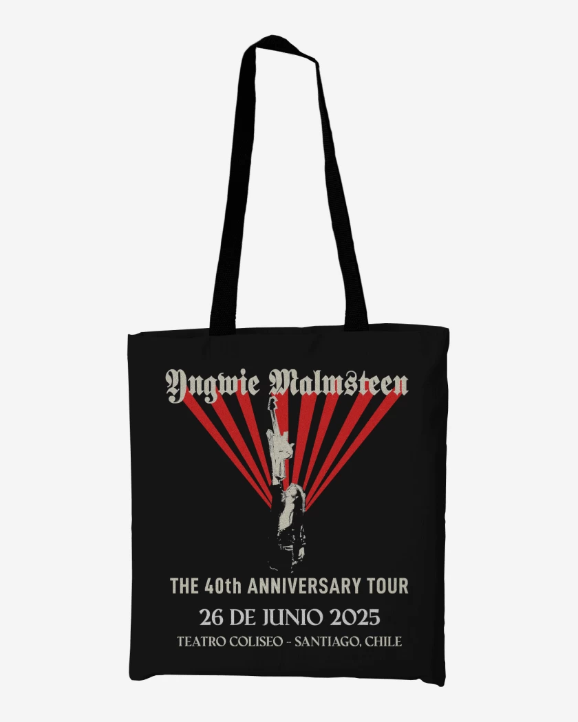 Totebag Yngwie Malmsteen 40 Aniversario