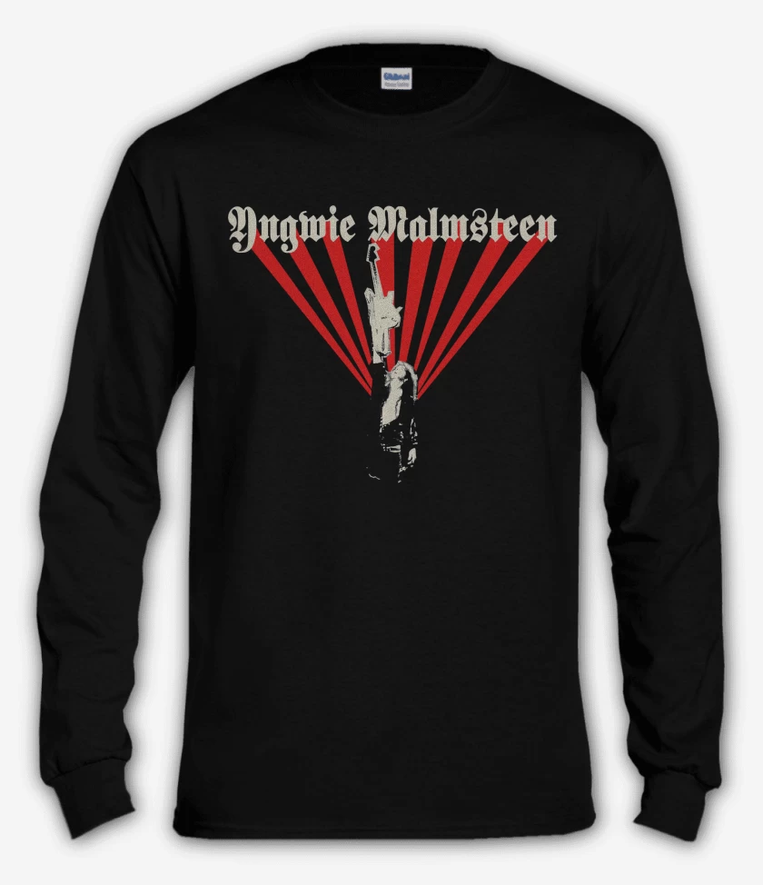 Polera manga larga Negro de Yngwie Malmsteen 40 Aniversario 2