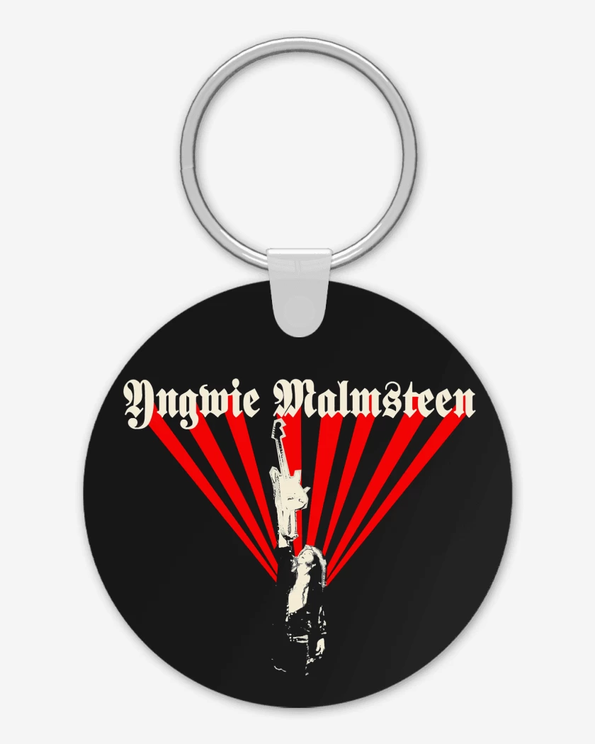 Llavero Negro de Yngwie Malmsteen 40 Aniversario 2