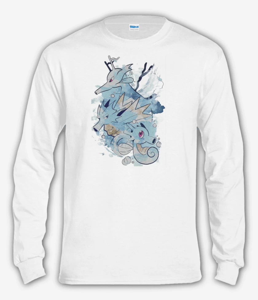 Polera manga larga Blanco de Seadra