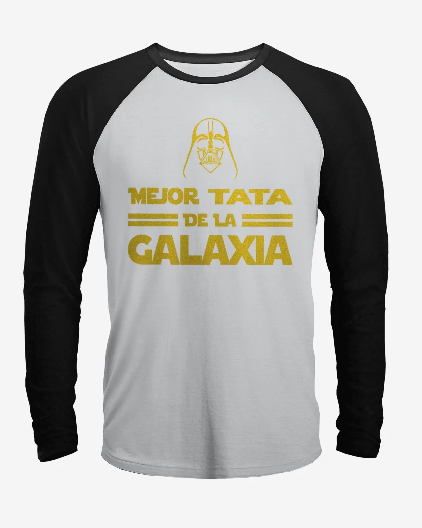 Polera Raglan Mejor Tata de la Galaxia
