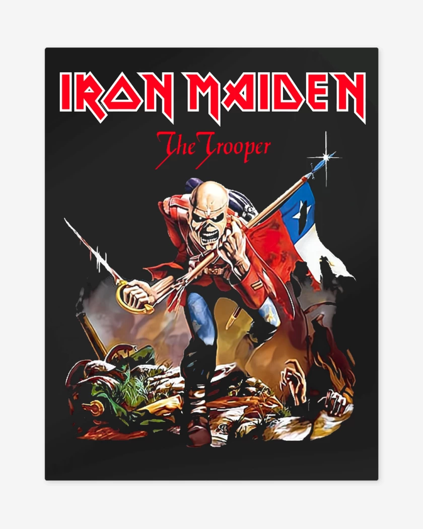 Print metalico Negro de The Trooper Chile