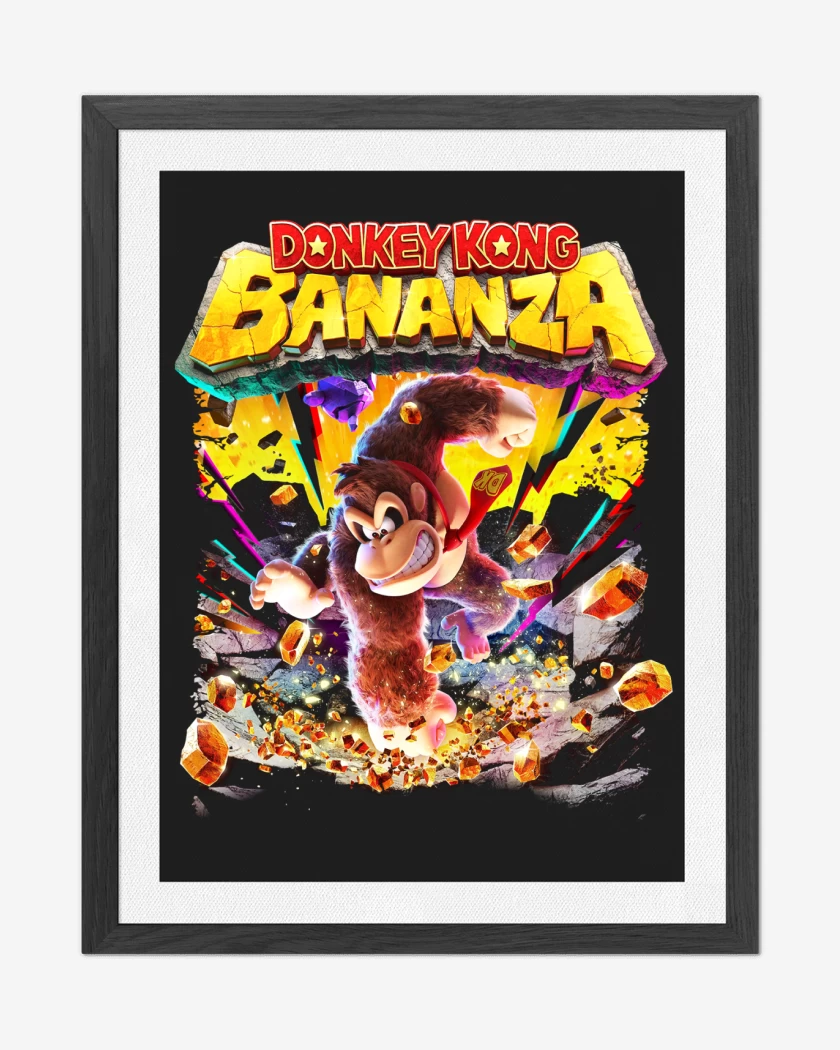 Cuadro decorativo Donkey Kong Bananza