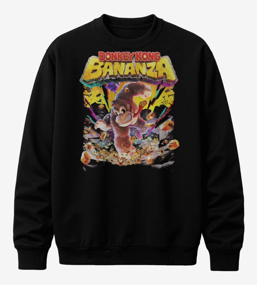 Poleron polo Donkey Kong Bananza
