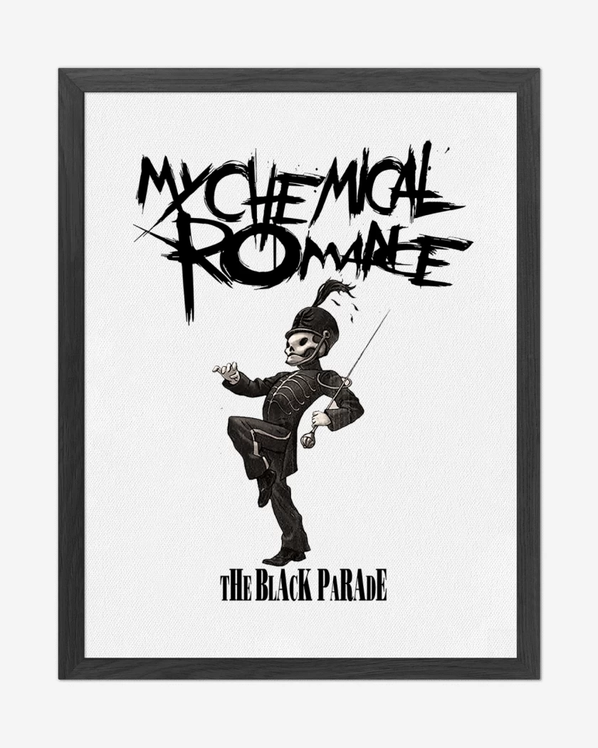 Cuadro decorativo Blanco de MCR The Black Parade