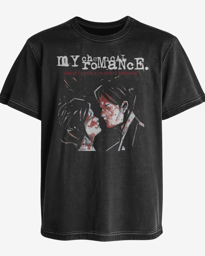 Polera desgastada My Chemical Romance Three Cheers