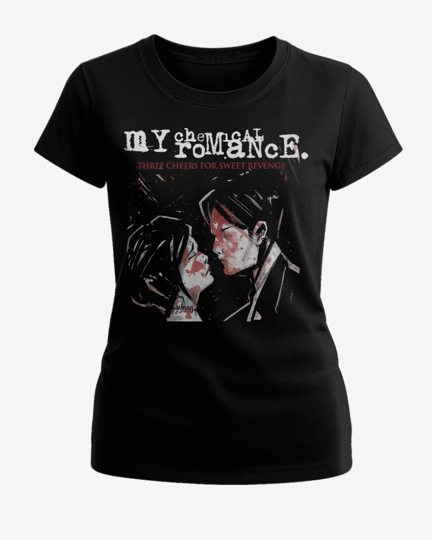 Polera de Mujer Negro de My Chemical Romance Three Cheers
