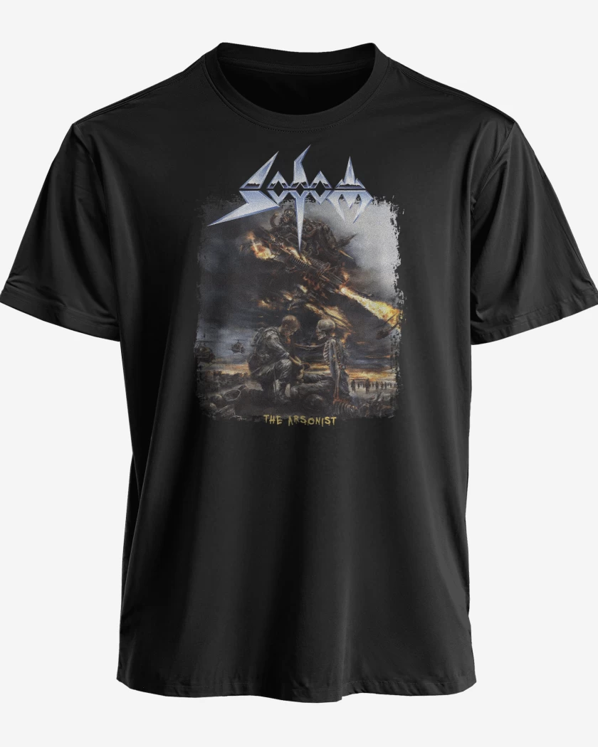Polera premium Negro de Sodom The Arsonist