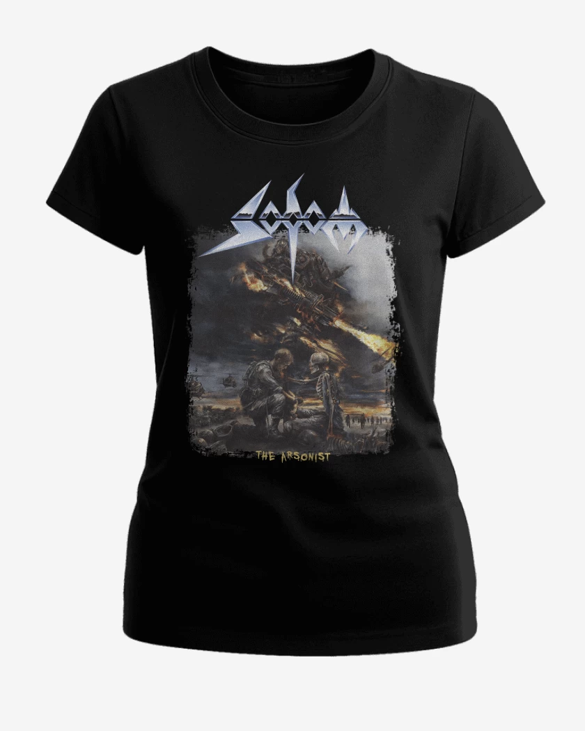 Polera de Mujer Negro de Sodom The Arsonist