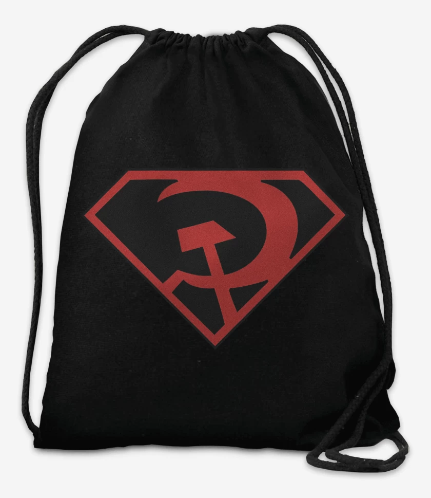 Mochila Negro de Superman Red Son