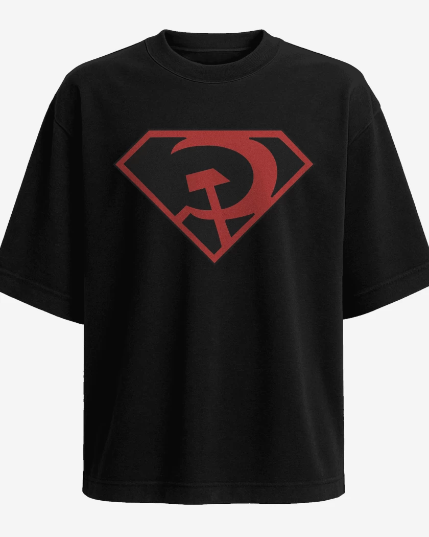 Polera Oversize Superman Red Son