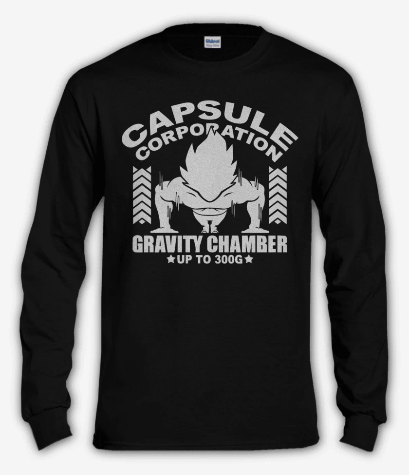 Polera manga larga Negro de Gravity Chamber