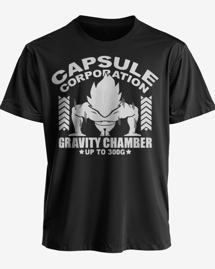 Polera premium Negro de Gravity Chamber