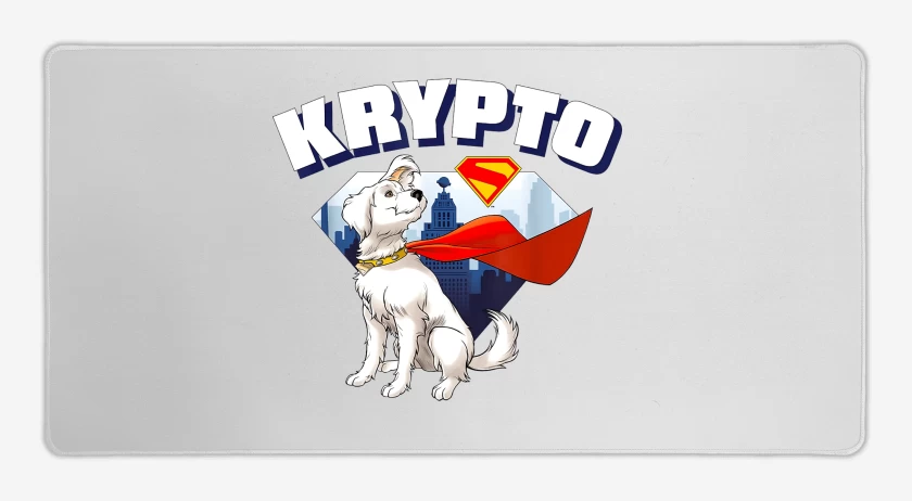 Mouse pad Gamer Blanco de New Krypto