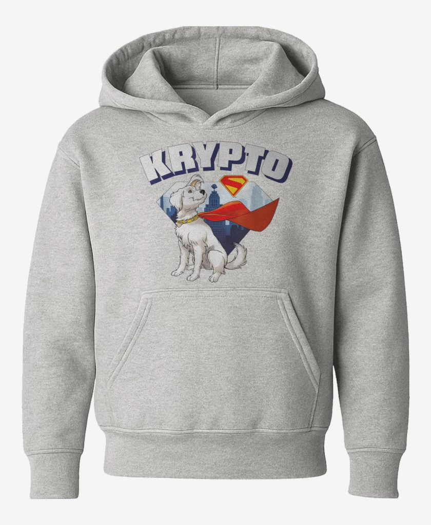 Poleron de niño Gris Melange de New Krypto