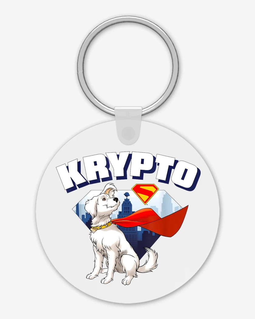 Llavero Blanco de New Krypto