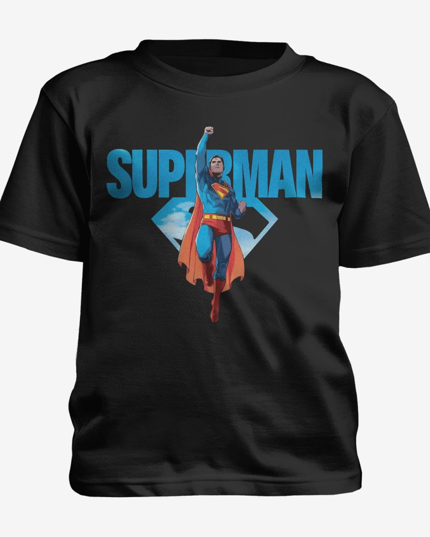 Polera de niño Negro de El Nuevo Super Hombre