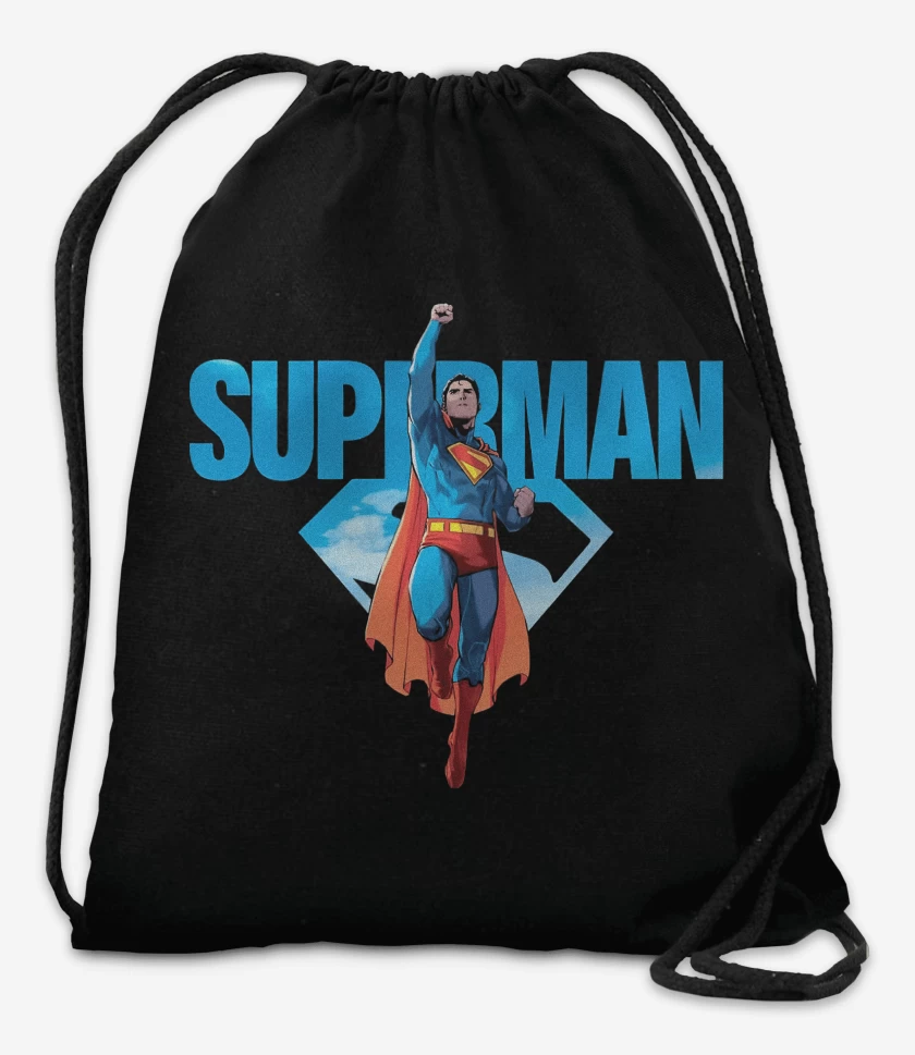 Mochila Negro de El Nuevo Super Hombre