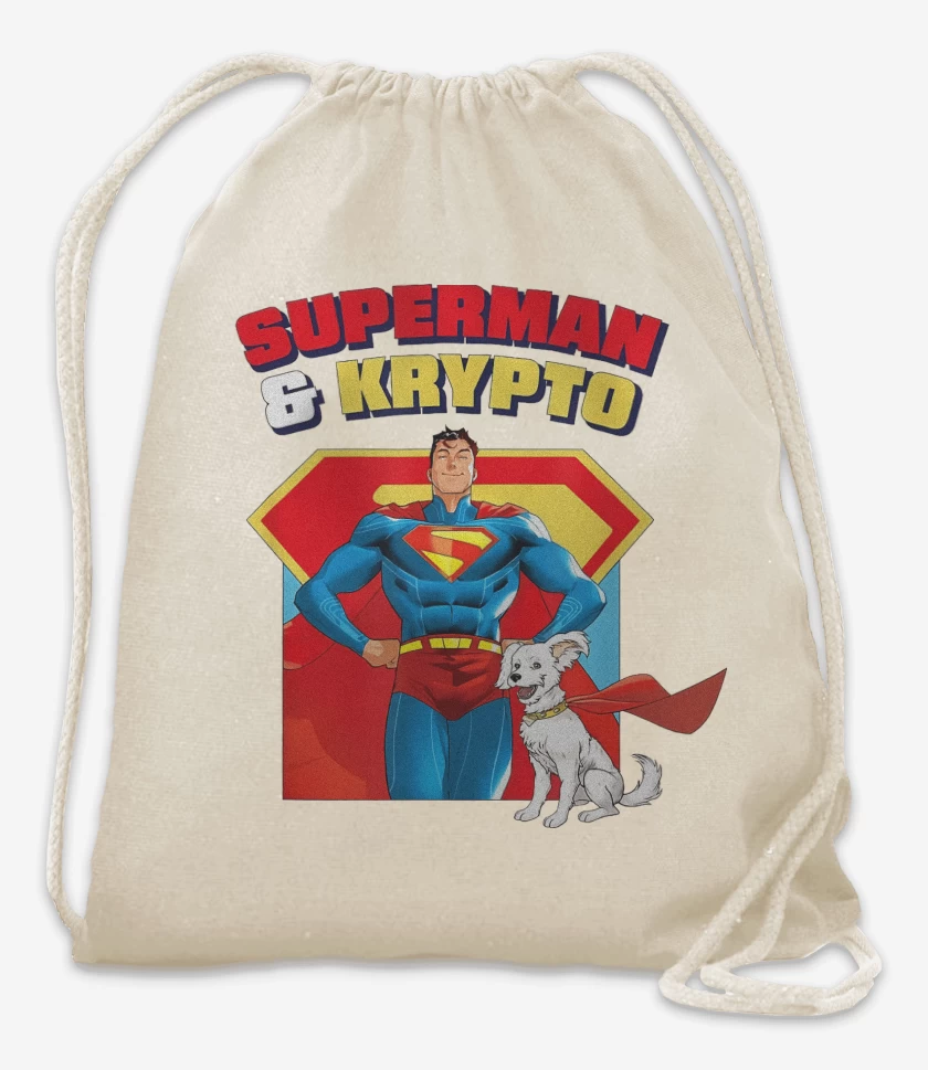 Mochila Blanco de New Superman and New Krypto
