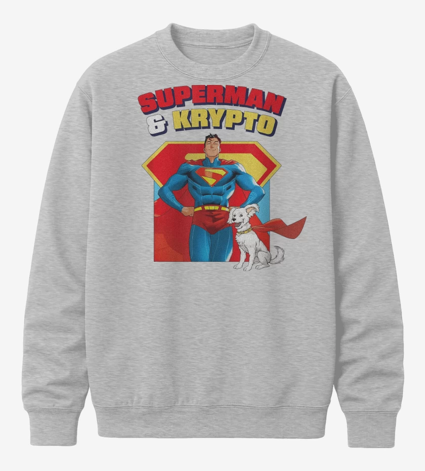 Poleron polo New Superman and New Krypto