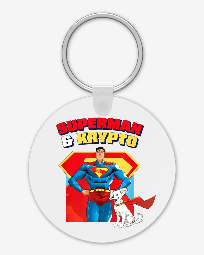 Llavero New Superman and New Krypto