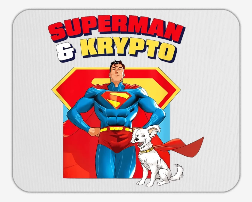 Mousepad New Superman and New Krypto