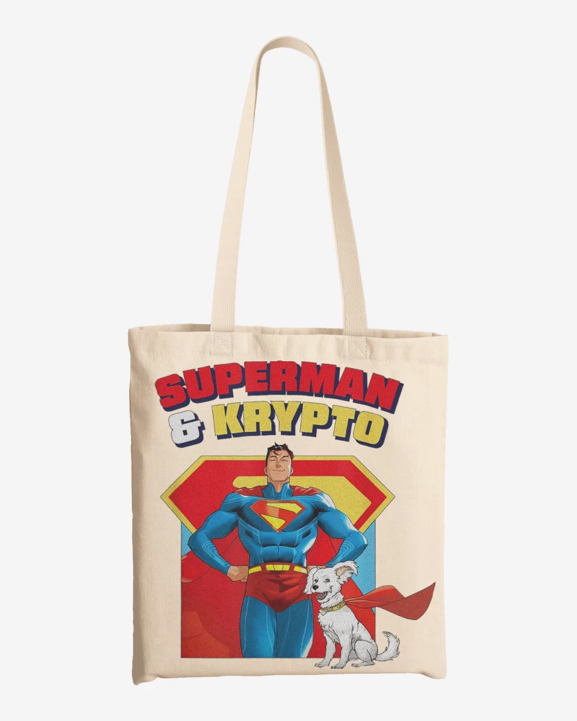 Totebag New Superman and New Krypto