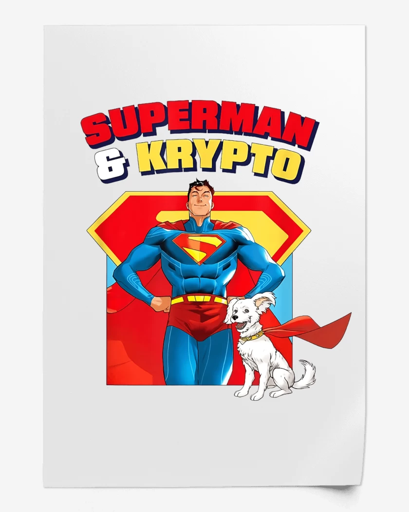 Print New Superman and New Krypto