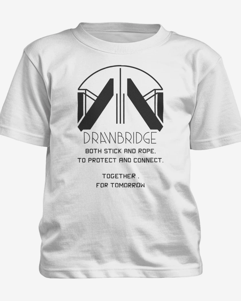 Polera de niño Blanco de Death Stranding Drawbridge N