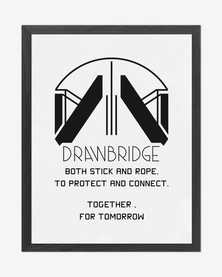 Cuadro decorativo Blanco de Death Stranding Drawbridge N