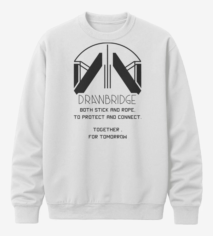 Poleron polo Blanco de Death Stranding Drawbridge N