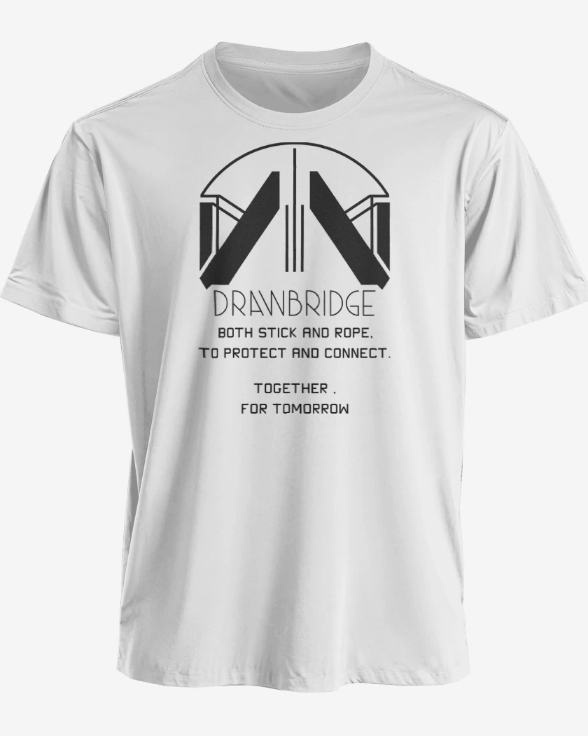 Polera premium Blanco de Death Stranding Drawbridge N
