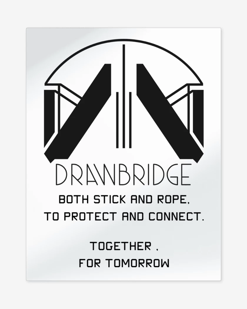 Print metalico Blanco de Death Stranding Drawbridge N