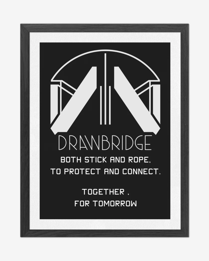 Cuadro decorativo Negro de Death Stranding Drawbridge B