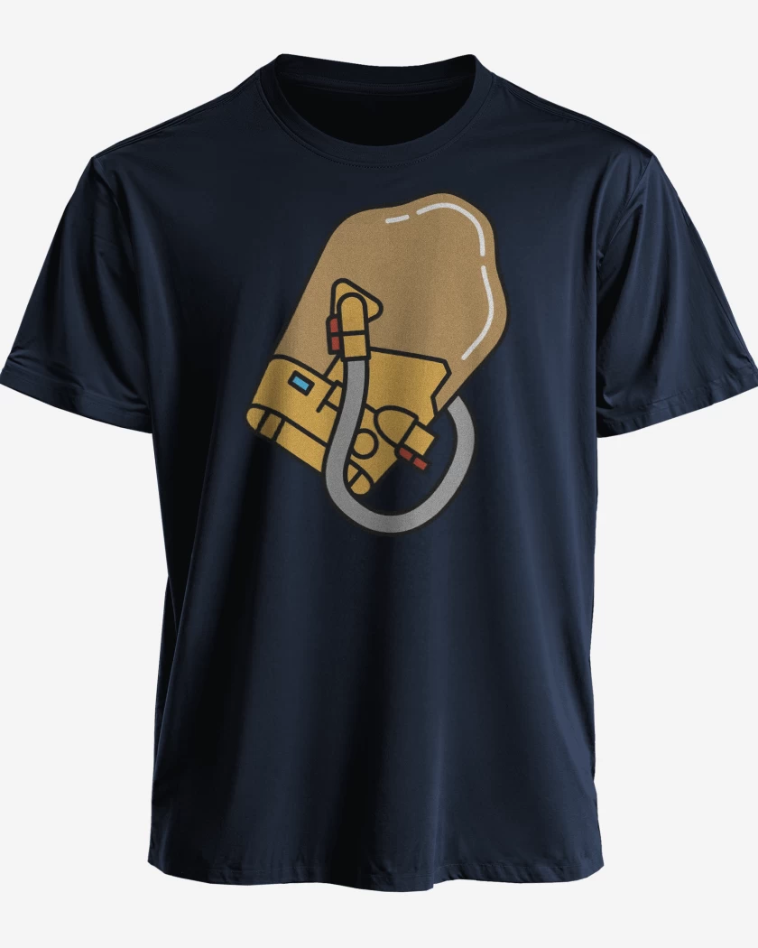Polera premium Azul Marino de Death Stranding BB Incubadora