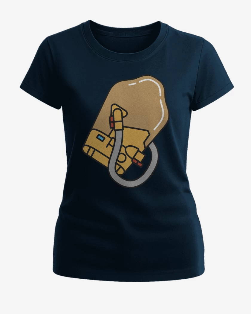 Polera de Mujer Azul Marino de Death Stranding BB Incubadora