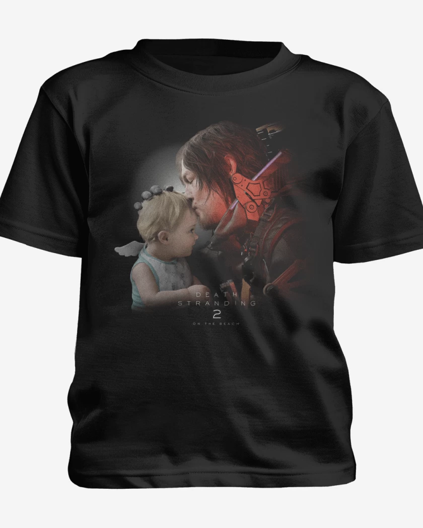 Polera de niño Negro de Death Stranding 2 Sam & Lou