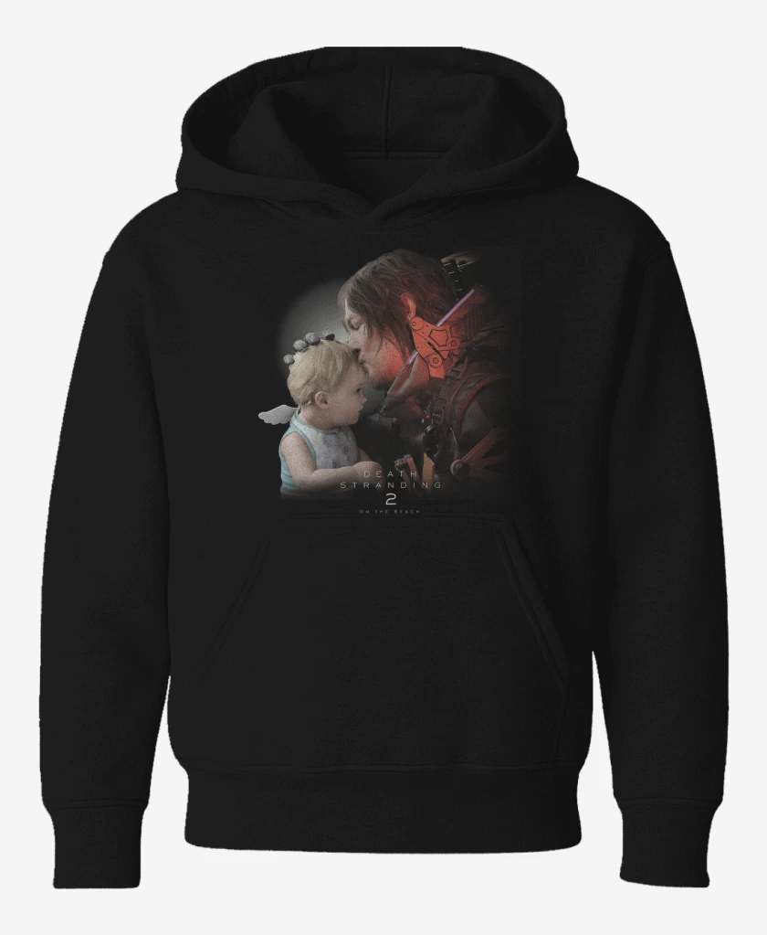 Poleron de niño Negro de Death Stranding 2 Sam & Lou