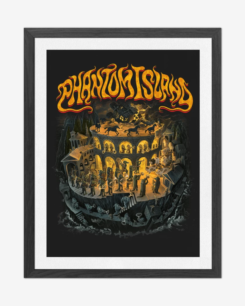 Cuadro decorativo Negro de Phantom Island