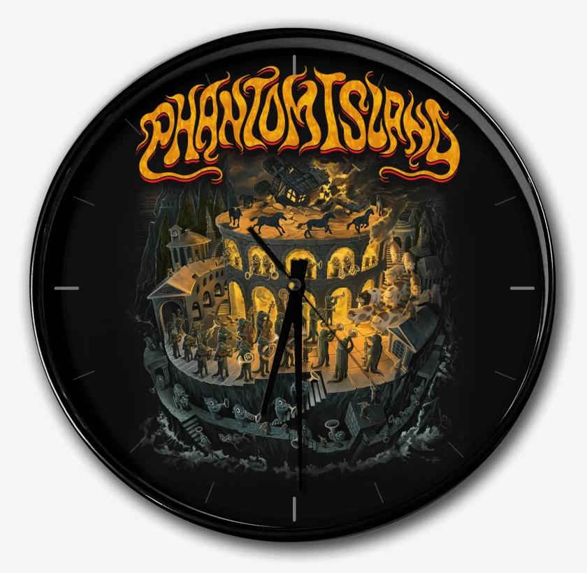Reloj Negro de Phantom Island