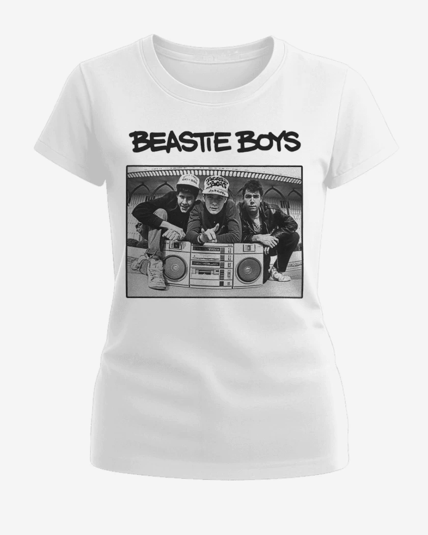 Polera de Mujer Blanco de Beastie Boys