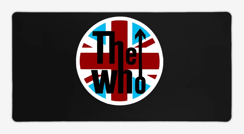 Mouse pad Gamer Negro de The Who British