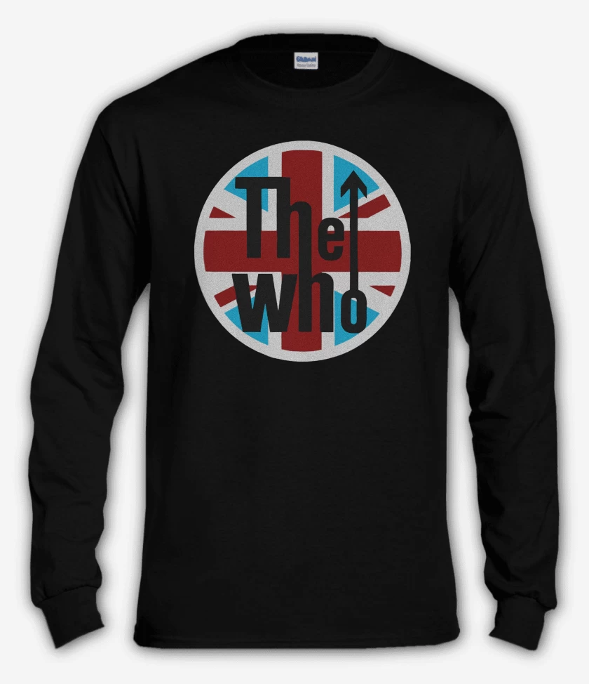 Polera manga larga Negro de The Who British