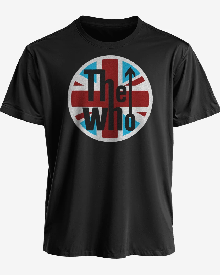 Polera premium Negro de The Who British