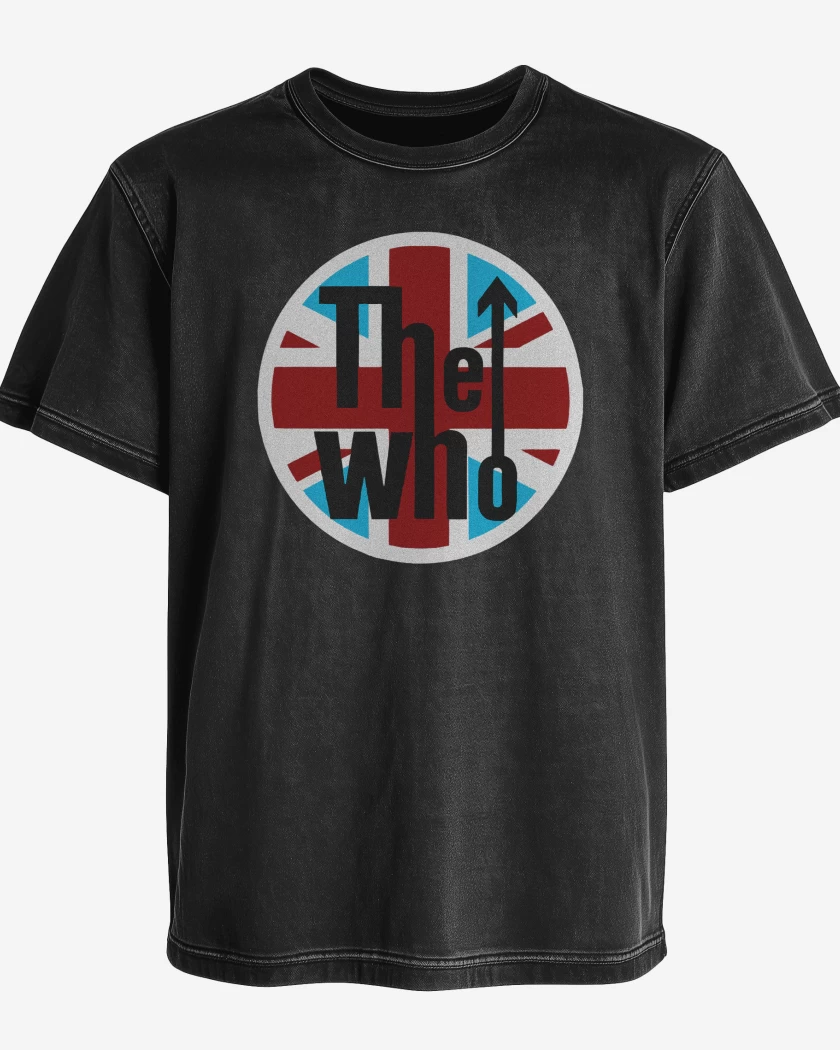 Polera desgastada Negro de The Who British