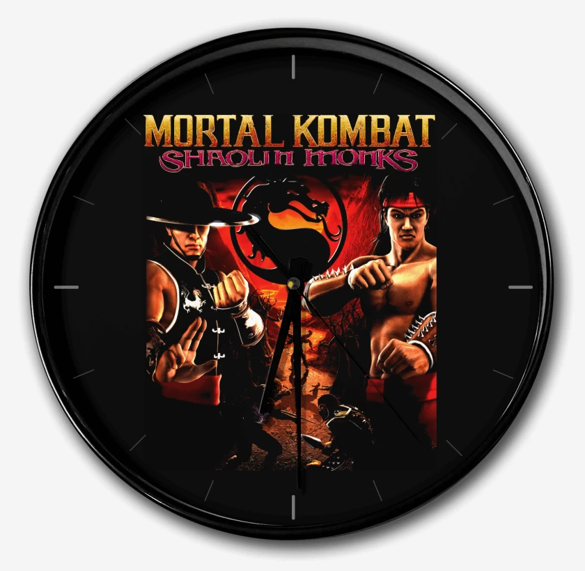 Reloj Negro de Mortal Kombat Shaolin Monks