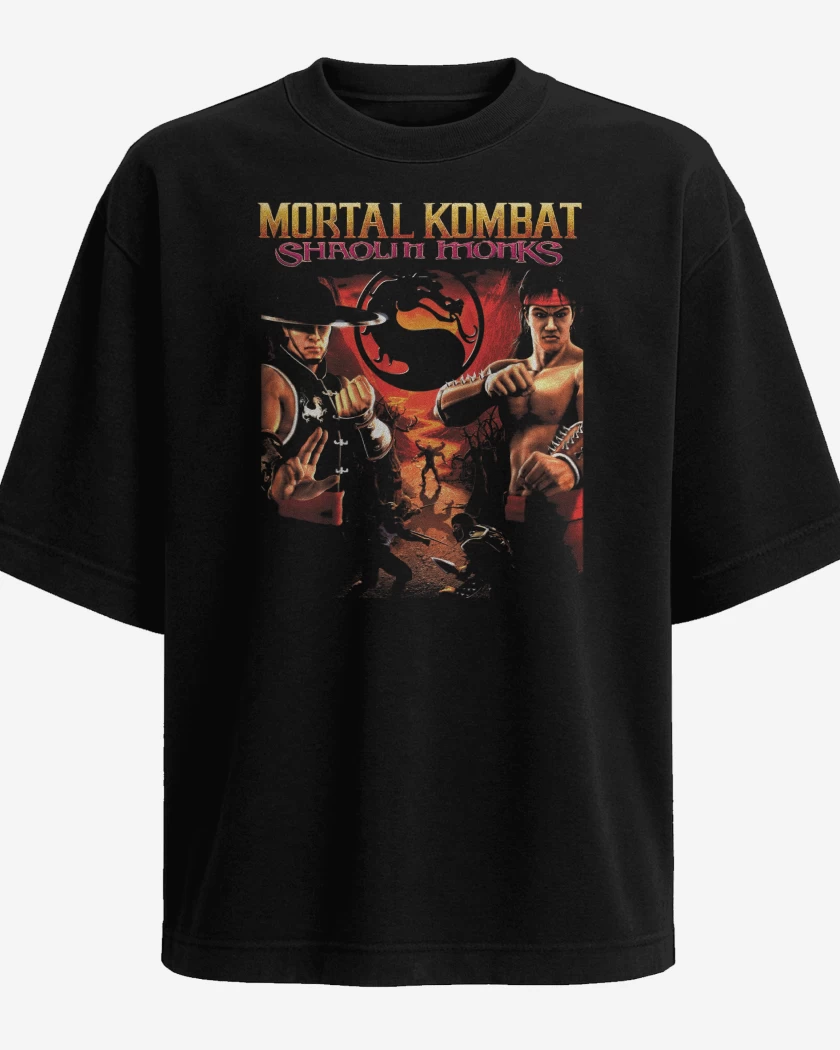 Polera Oversize Mortal Kombat Shaolin Monks
